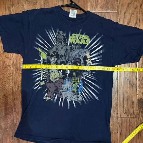 Vintage Star Wars Graphic Tee Fruit of the Loom Heavy Cotton Men’s Medium - Picture 7 of 7